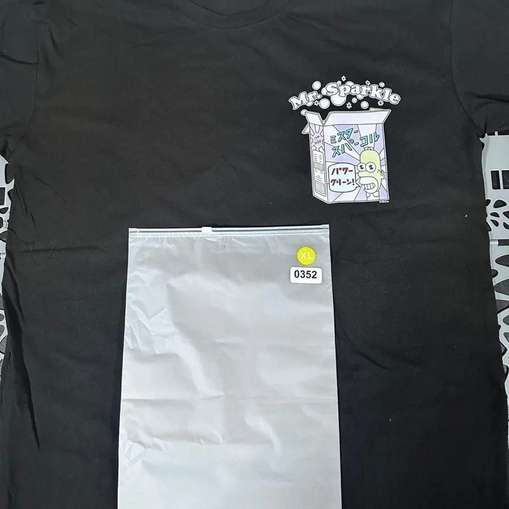 The Simpsons Mr Sparkle Homer Graphic T-Shirt Black XL Short Sleeve Tee